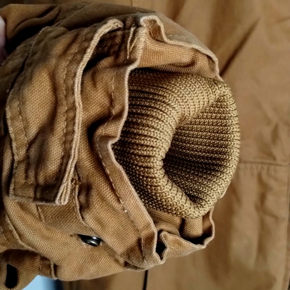 Dickies sherpa lined hooded jacket XL canvas duck workwear - Picture 6 of 11